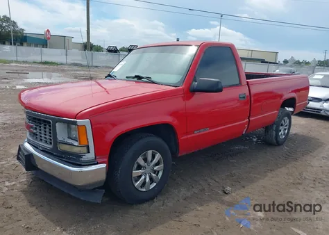 1998 GMC Sierra 1500 Special из США, поврежденный, VIN 1GTEC14W6WZ530155